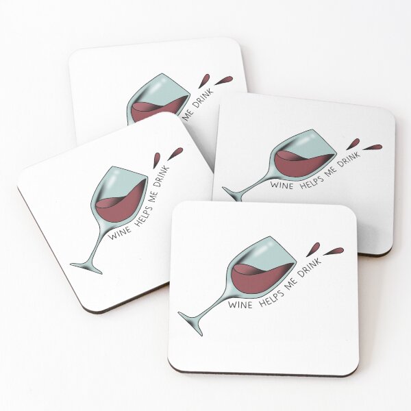 Item preview, wine helps me drink designed and sold by despresso.