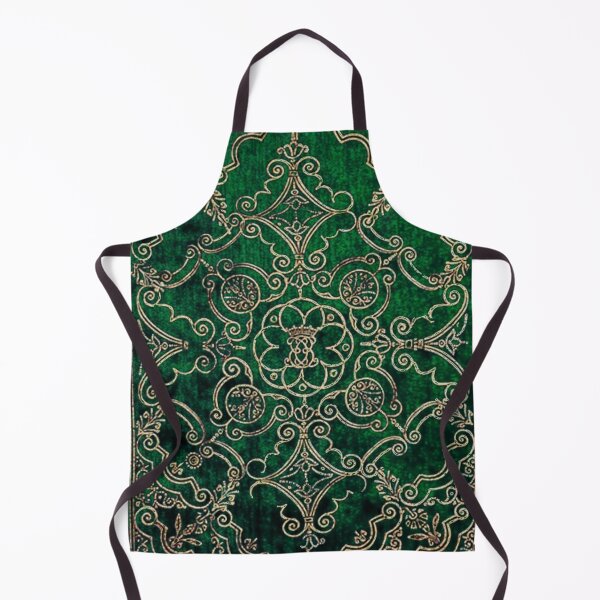 Item preview, Baroque green gold pattern designed and sold by Illium21.