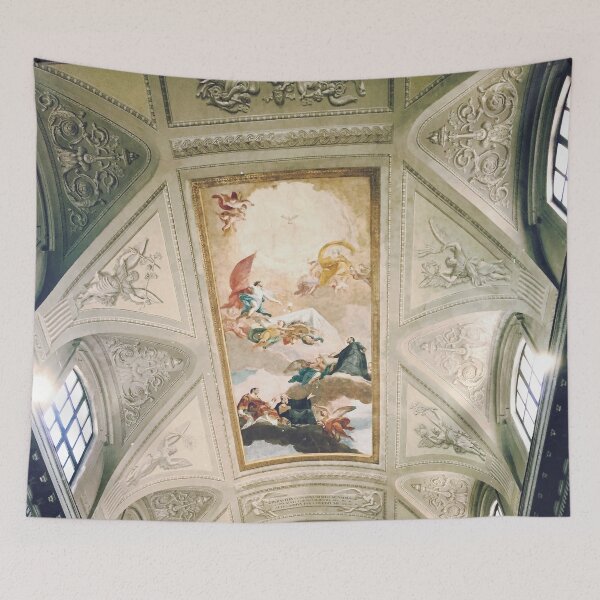 Item preview, Ivory Vintage Dreamy Museum Ceiling Picture designed and sold by scorpiolane.