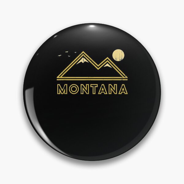Item preview, Montana Souvenir Hiking Mountains Sunset Vintage Sunset designed and sold by ninapfvu.