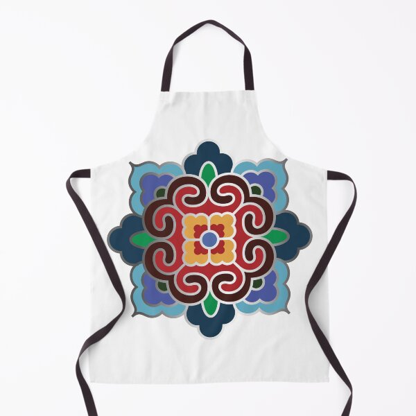 Item preview, Korean Traditional Silver Pattern Style 3 on White BG designed and sold by FollowtheOrigin.