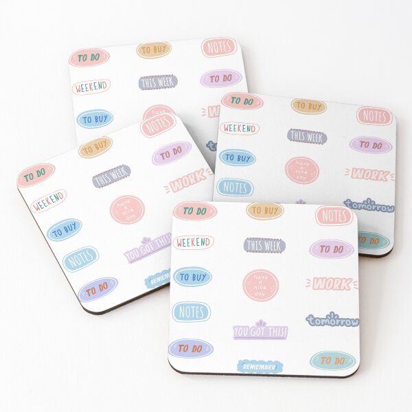 Item preview, Journaling Planner Memo Reminder Sticker Pack - To Do, To Buy, Notes, etc. designed and sold by yumiso.