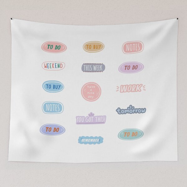 Item preview, Journaling Planner Memo Reminder Sticker Pack - To Do, To Buy, Notes, etc. designed and sold by yumiso.