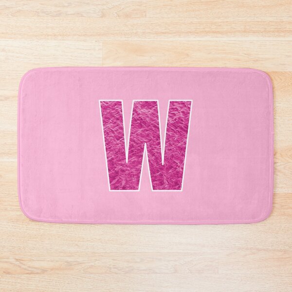 Item preview, Letter W - Pink Water Wave Ocean Art designed and sold by dylanxh.