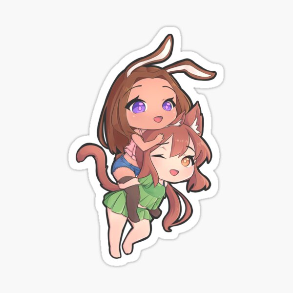 Chibi Sawako & Usako Sticker
