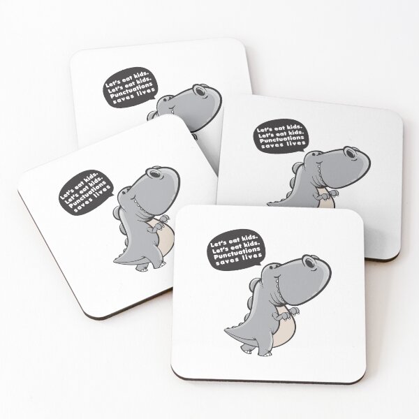 Item preview, Let's Eat Kids Punctuation Saves Lives designed and sold by TheFlipRepublic.