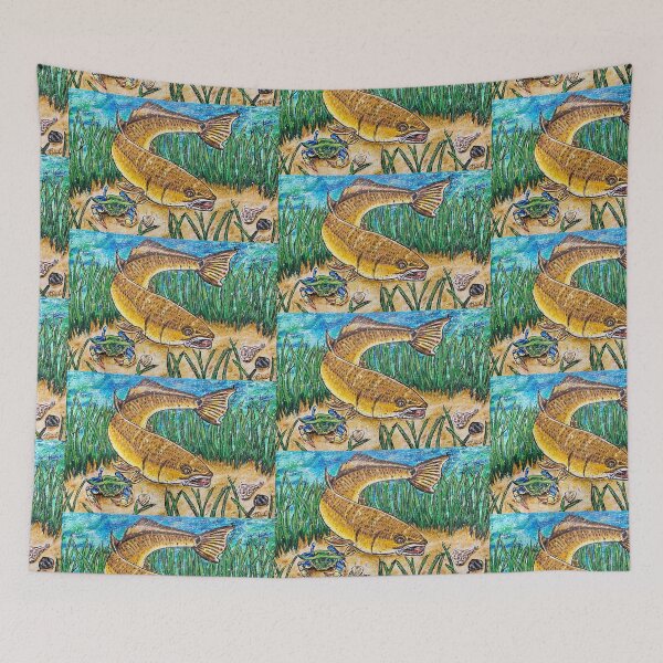 Item preview, Redfish designed and sold by JPDiCarloArt.