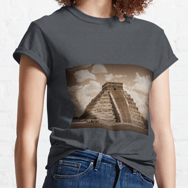 Chichen Itza Sepia Classic T-Shirt