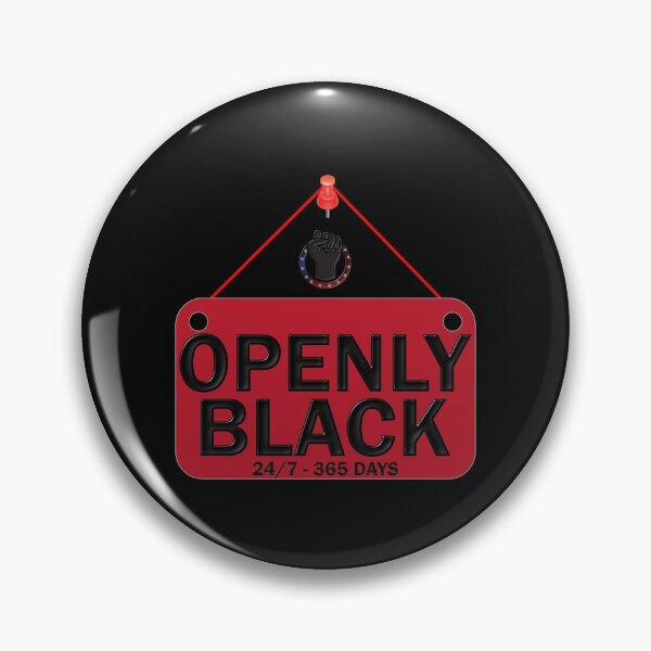 Item preview, Openly black, 24/7 365 DAYS, Fist, black lives matter, Red and blue, black and proud, openly black and proud, openlyblack, black, openly, openly black openly black openly black,  designed and sold by bimmer325.
