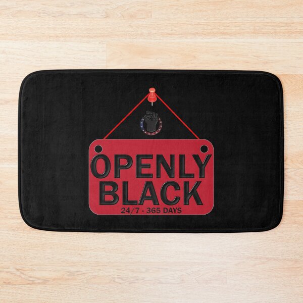 Item preview, Openly black, 24/7 365 DAYS, Fist, black lives matter, Red and blue, black and proud, openly black and proud, openlyblack, black, openly, openly black openly black openly black,  designed and sold by bimmer325.