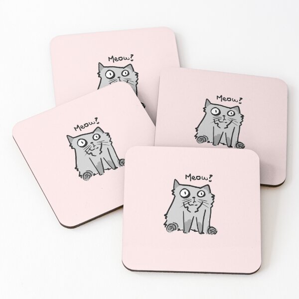 Item preview, scared cat, cute cat designed and sold by dianadoodles.