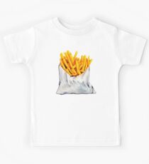 French Fries Pattern Kids Tee