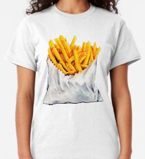 French Fries Pattern Classic T-Shirt