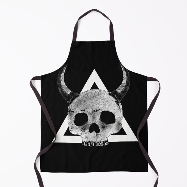 Item preview, Human Skull With Devil Horn designed and sold by HENO-.