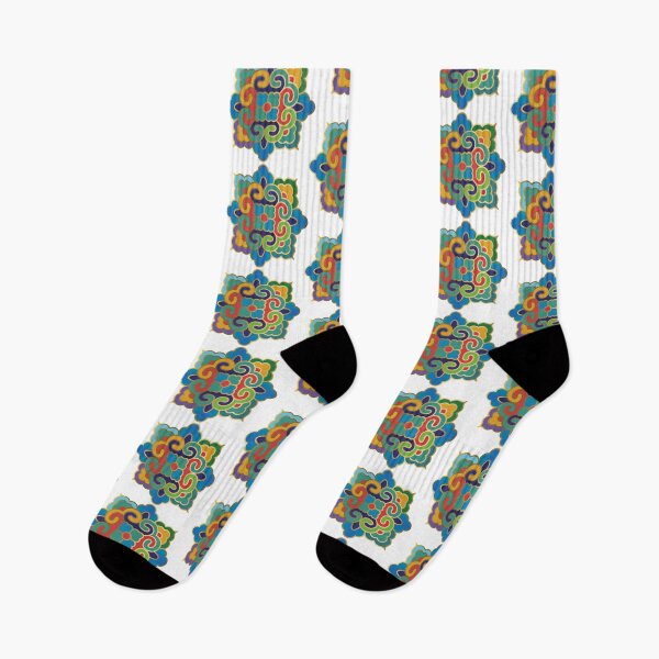 Item preview, Korean Traditional Gold Pattern Style 1 on White BG designed and sold by FollowtheOrigin.