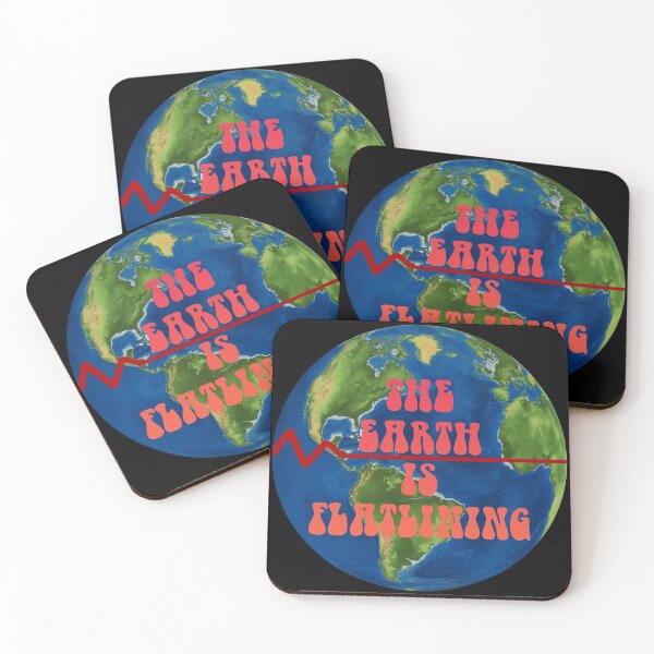 Item preview, The Earth Is Flatlining Globe  designed and sold by everything4eva.