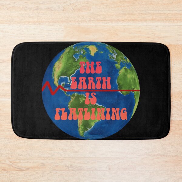 Item preview, The Earth Is Flatlining Globe  designed and sold by everything4eva.