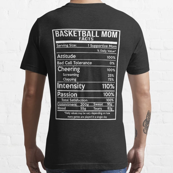 basketball mom facts shirt