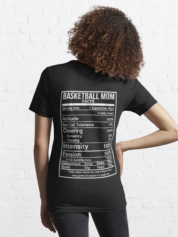 basketball mom facts shirt