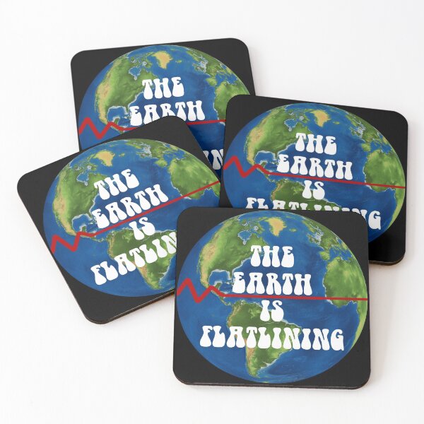 Item preview, The Earth Is Flatlining Globe 2 designed and sold by everything4eva.