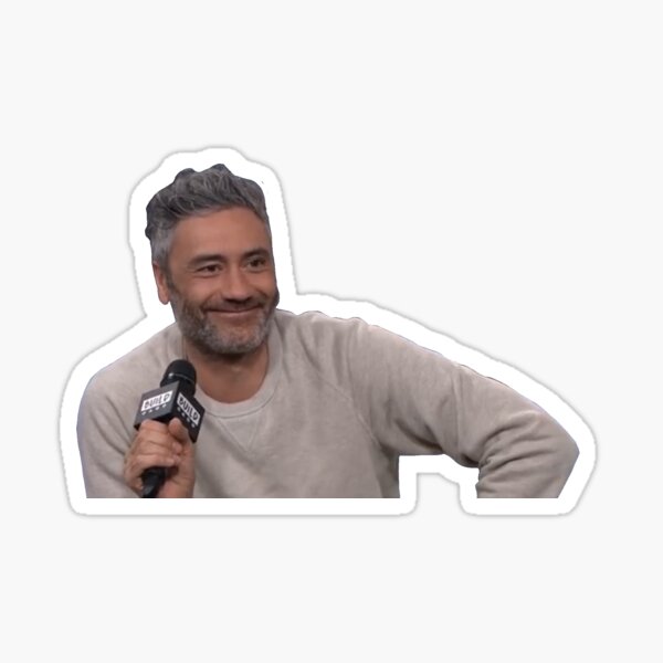 Aperçu de l'œuvre autocollant de taika waititi créée et vendue par lokicdinson.