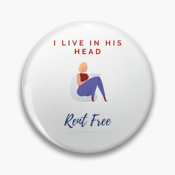 Item preview, I Live In His Head Rent Free designed and sold by SoundConvo.