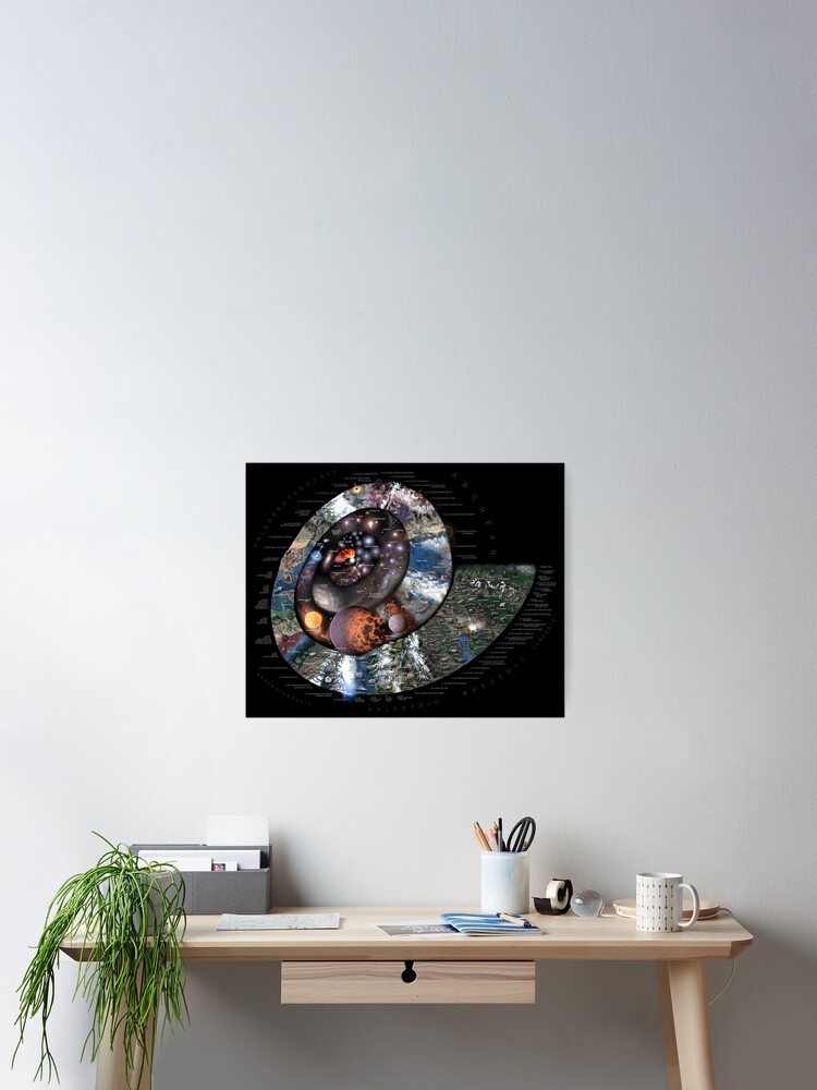 Thumbnail 2 of 3, Poster, Nature Timespiral designed and sold by pablocbudassi.