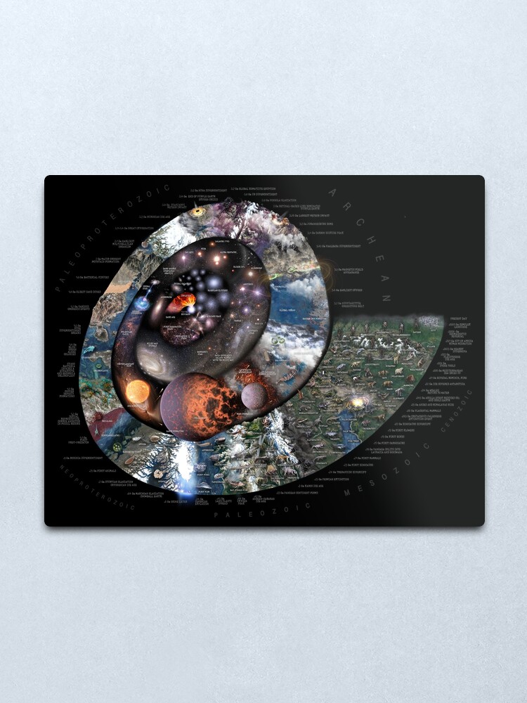 Alternate view of Nature Timespiral Metal Print