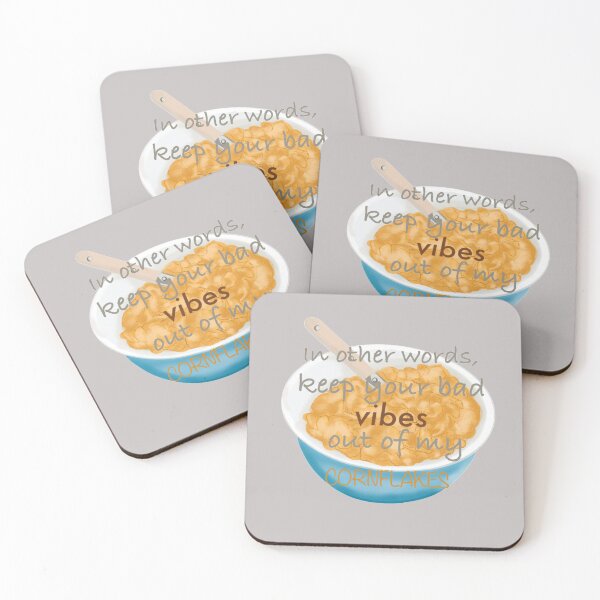 Item preview, Keep your bad vibes out of my cornflakes  designed and sold by LynDesignsStuff.