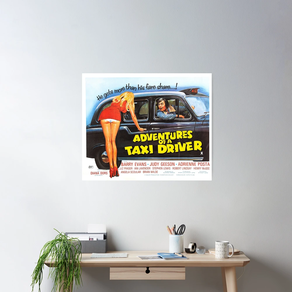 Adventures of a Taxi Driver - 1976 Vintage Movie Poster