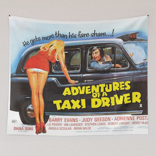 Artikelvorschau, Abenteuer eines Taxifahrers - 1976 Vintage Movie Poster entworfen und verkauft von Gin Neko.