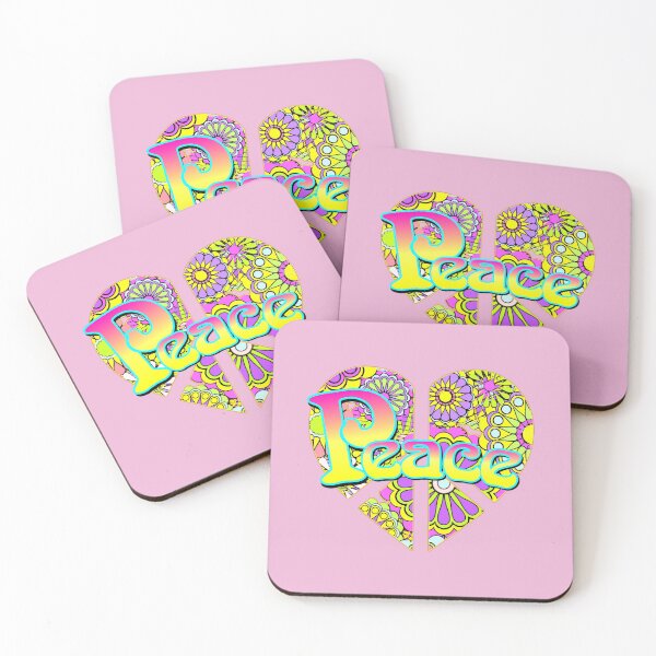 Item preview, Hippy Peace Flower Power Love Heart designed and sold by Alondra.