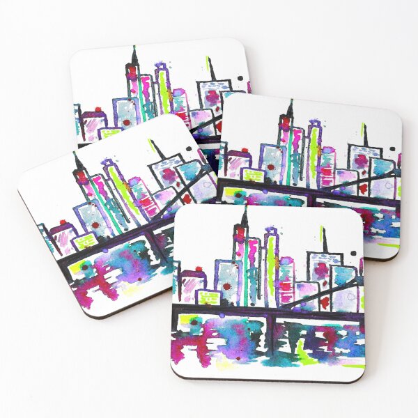 Item preview, Abstract City Scape designed and sold by ArtByJAshley.