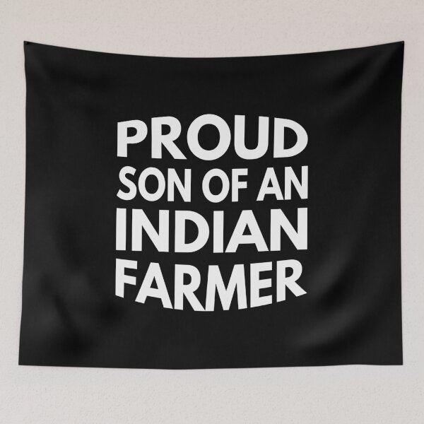 Item preview, Proud son of an Indian farmer farmers protest designed and sold by Piztees.