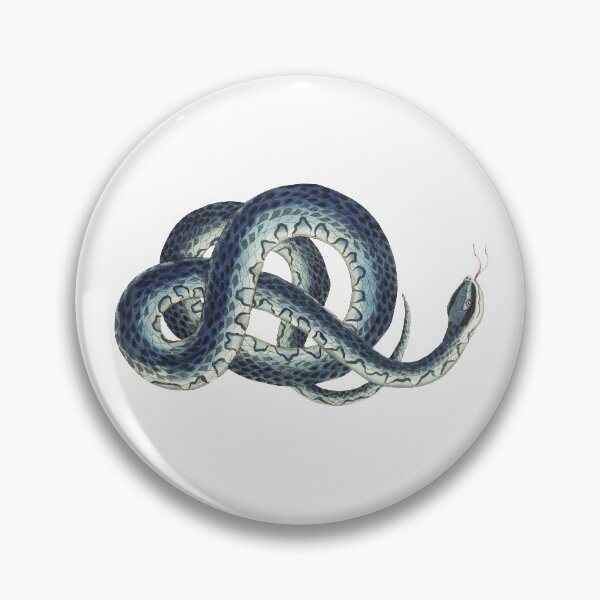 Item preview, Fasciated Blue Snake designed and sold by SnappyBrick.