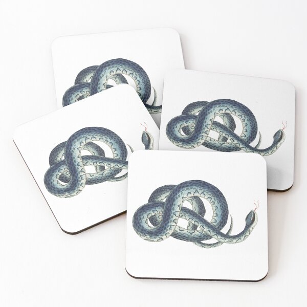Item preview, Fasciated Blue Snake designed and sold by SnappyBrick.