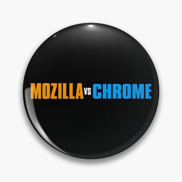 Item preview, Mozilla VS Chrome designed and sold by VonHafe.