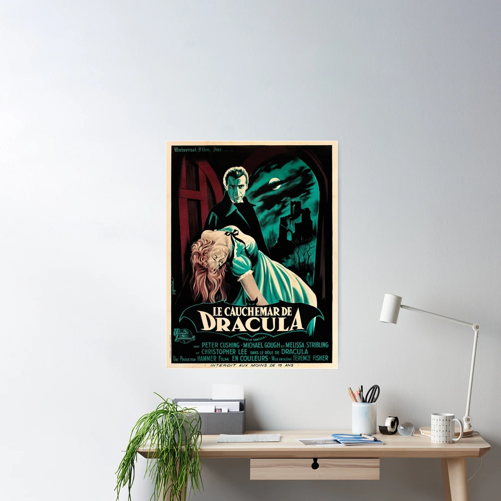 Dracula - 1958 Vintage Movie Poster Poster for Sale by Gin Neko