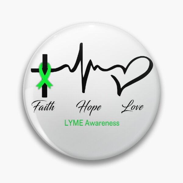 Item preview, Faith Hope Love LYME Awareness designed and sold by frechettee.
