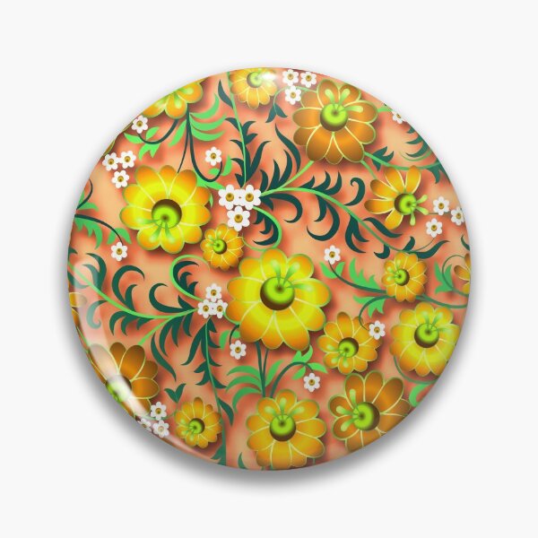 Item preview, khokhloma flower yellow designed and sold by Aleks96.