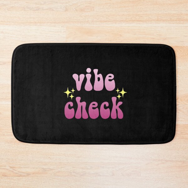Item preview, Vibe Check sparkly gradient Meme Text designed and sold by everything4eva.