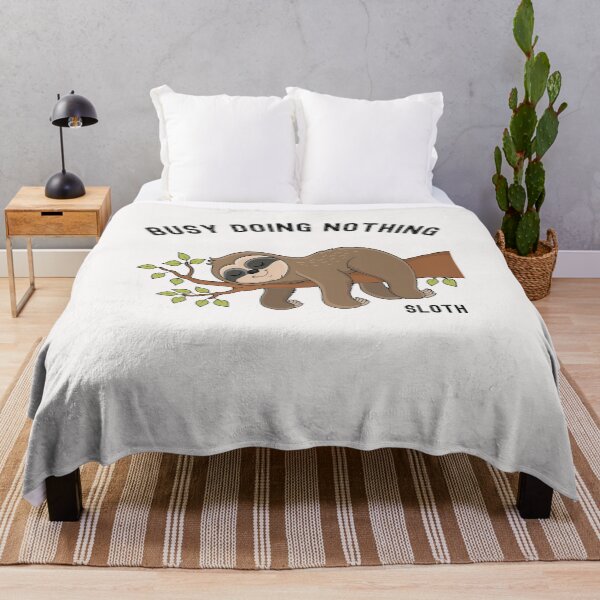 Item preview, Busy Doing Nothing Sloth - Gifts for Animal Lovers designed and sold by WUOdesigns.