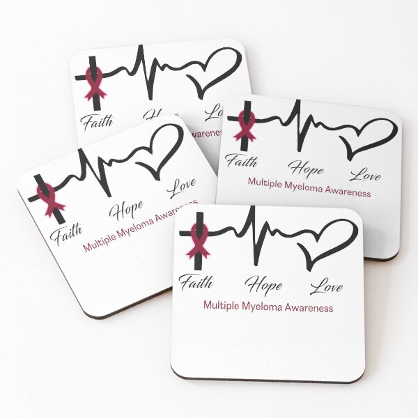 Item preview, Faith Hope Love Multiple Myeloma Awareness designed and sold by frechettee.