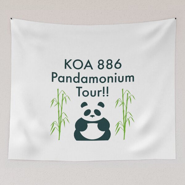 Item preview, Pandamonium Tour KOA 886  designed and sold by Kelly Onkoa.