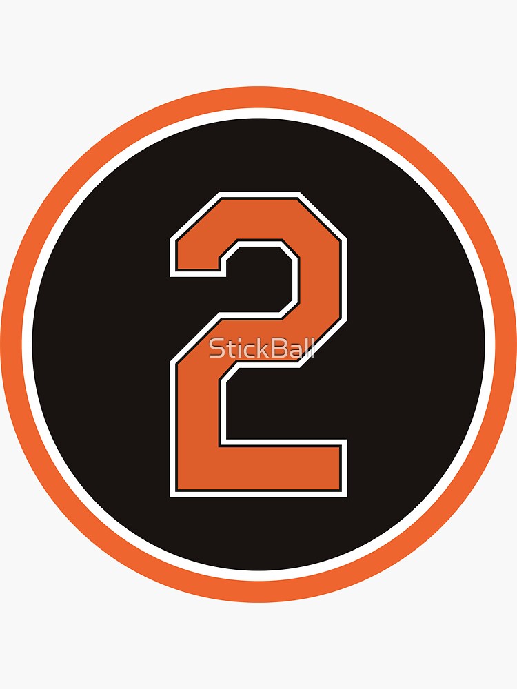 JJ Hardy 2 Jersey Number Sticker for Sale by StickBall Redbubble