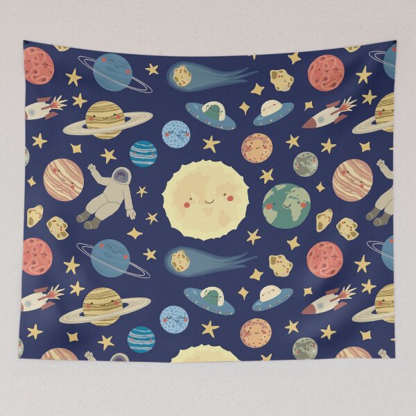 Item preview, Galaxy, planets and stars designed and sold by annetc-designs.
