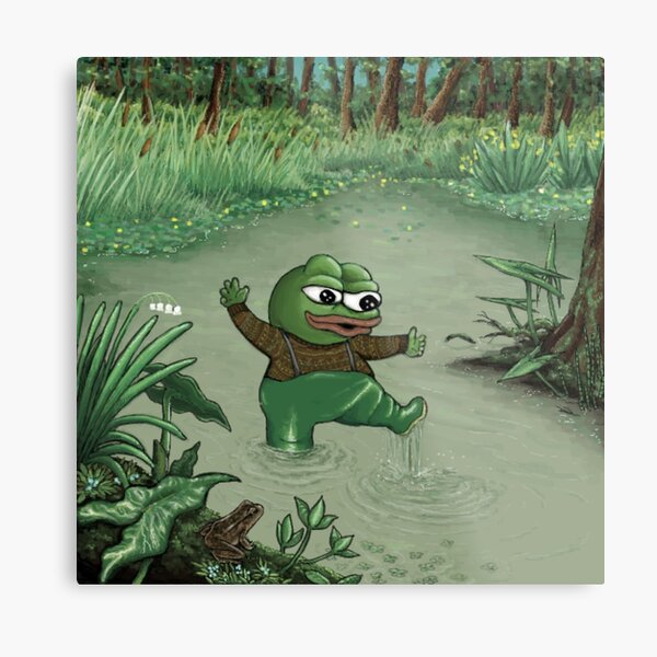 Pepe Memes Wall Art Redbubble - pepe the frog song roblox