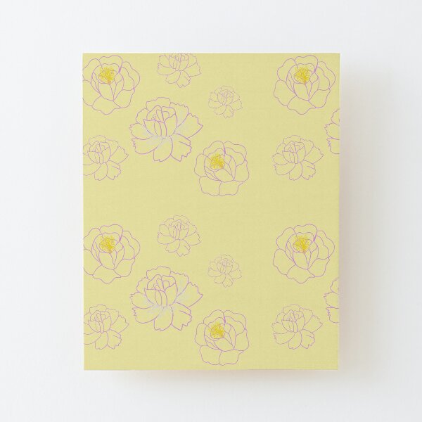 Peony Wood Mounted Print
