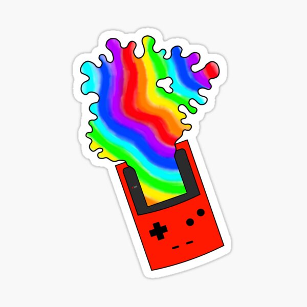 Item preview, Trippy Game System - Red designed and sold by TheeForestFox Shop.
