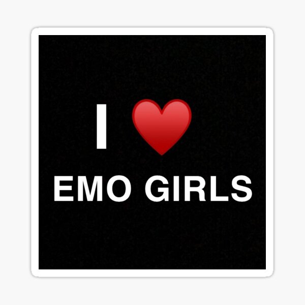 Emo Girl Stickers for Sale